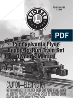 Pennsylvania Flyer Ready-To-Run Train Set Owner's Manual