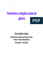 Feminismo e Relações Sociais de Gênero