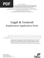 L&G Employment Application Form March 2007