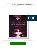 Vibration of continuous systems Second Edition Rao 2024 scribd download