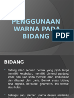 Bidang Menggunakan Warna