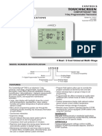 Lennox Thermostat Manual 210515