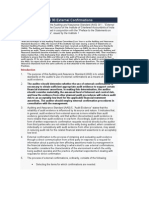 AAS 30 External Confirmations