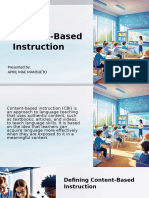 Content Based Instruction