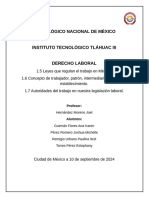 Introducción Al Derecho Laboral (1.5,1.6, 1.7)