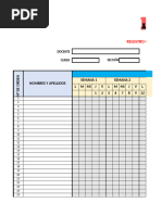 Registro de Asistencia 4to D