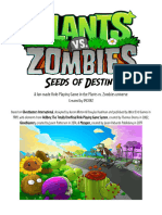 Plants vs. Zombies Seeds of Destiny Rulebook