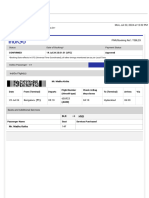 Madhu Kotha Flight Ticket