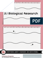 3.1 Biological Research