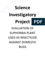 Science Investigatory Project