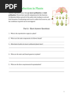 Worksheet 37 - Reproduction in Plants