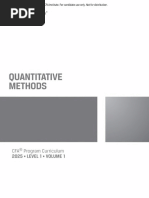 CFA LV1 2025 - Volume 1 - Quantitative Methods