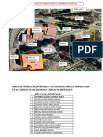 Areas de Trabajo, Docentes y Estudiantes Para La Campaña de Limpieza 2024