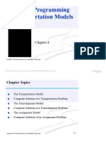 Linear Programming Transportation Models: 2024/4/15, 5 34 PM Page 1 of 39