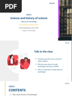 Science and History of Science: Unit 1