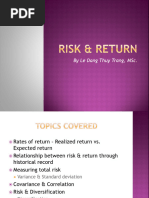 Lecture 7-Risk & Return