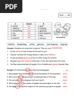 Week 2 - Unit 1: Talking About People - 1: Weekly Worksheet