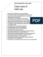 Environmental Law Cases Laws.