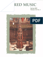 Sacred Music, 132.1, Spring 2005 The Journal of The Church Music Association of America