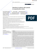 J of Oral Rehabilitation - 2024 - Mosaddad - Dental Implant Considerations in Patients With Systemic Diseases An Updated