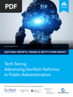 Tech Savvy: Advancing Govtech Reforms in Public Administration