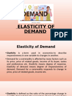 Elasticity of Demand