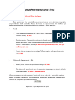 Questionario para Projeto Hidrossanitario