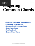 15-Fingering Common Chords