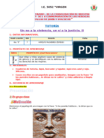 Sesión Tutoría Un No A La Violencia, Un Sí A La Justicia Segunda Parte Ii M - 22 Octubre 2024