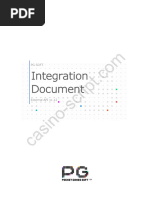 PGSoft Integration Document External v1.12