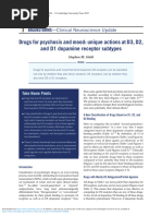 Drugs For Psychosis and Mood Unique Actions at d3 d2 and d1 Dopamine Receptor Subtypes