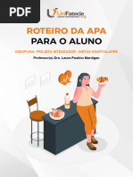 Projeto Integrador - Dietas Hospitalares (Unifatecie)