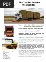 Weighbridge Portable