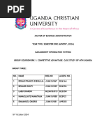 Group 3 MIS Coursework Telecom Competitive Advantage - MTN