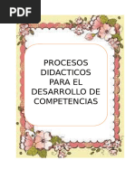 Procesos Didacticos para El Desarrollo de Competencias