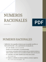 NUMEROS RACIONALES