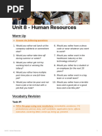 Unit 8 Human Resources