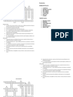 CRUCIGRAMA Actividades Economicas y Proceso Economico Produtivo