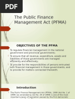 Learning Area 2 Part 4 The Public Finance Management Act (PFMA)