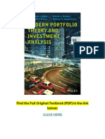 Modern Portfolio Theory and Investment Analysis 9th Edition PDF