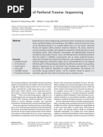 Management of Panfacial Trauma - Sequencing and Pitfalls