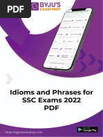 100+ Idioms and Phrases For SSC PDF (Download Link) 1652477337372