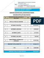 Devis Quantitatif Et Estimatif Aeroport