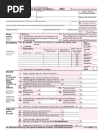 2012 Turbo Tax Return