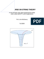 MIT Course On AdS-CFT Corrspondence