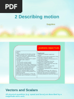 2 Describing Motion