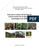 Guía para Evaluar El Estado de Conservación de Los Bosques Estratégicos INAB 2024