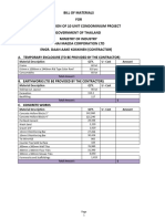 Bidding Document Bill of Materials by Engr. Daan A