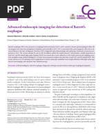 Advanced Endoscopic Imaging For Detection of Barrets Esophagus