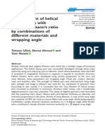 Development of Helical Auxetic Yarn With Negative